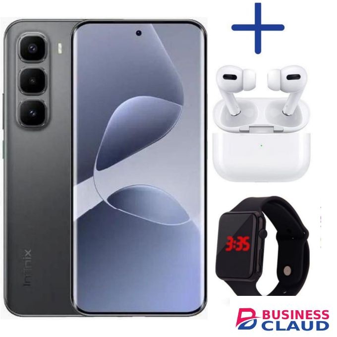 Infinix HOT 60 PRO PLUS, 6.78", 8GB RAM Up to 16GB RAM 256GB ROM, 4G, 5160mAh -WATCH pods