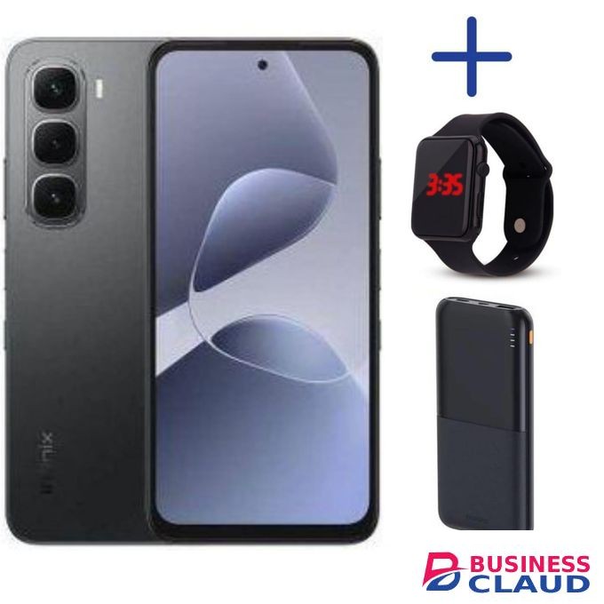 Infinix Hot 60i'6.7 Inches,6GB RAM+128GB ROM"Dual SIM'5000 MAh Battery+PODS WATCH