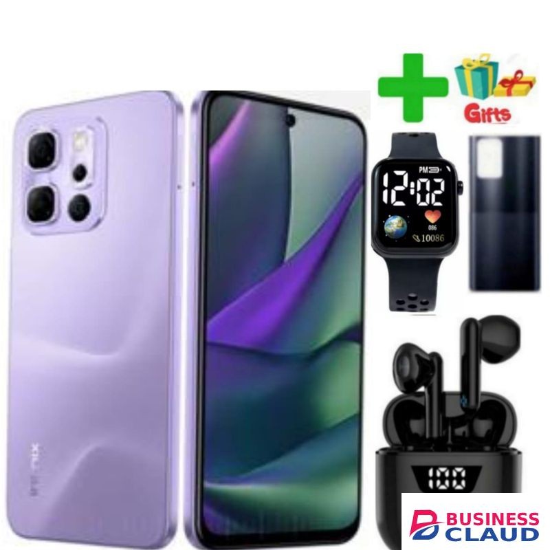 Infinix Hot 60i'6.7 Inches,6GB RAM+128GB ROM"Dual SIM'5000 MAh Battery+ WATCH EARBUDS