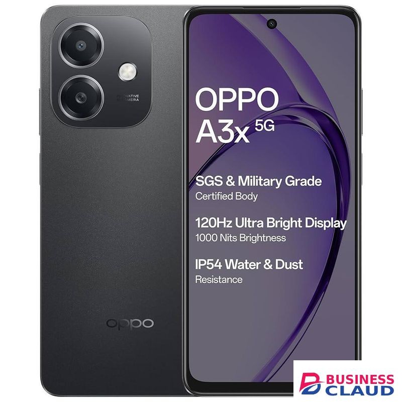 Oppo A3x 6.67 Inches, 64GB ROM + 4GB RAM, Battery: 5100mAh (Dual SIM) 50MP