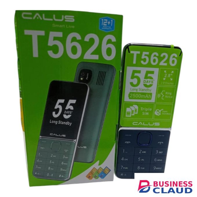 CALUS T5626 feature phone tripple SIM long lasting battery 2500 capacity