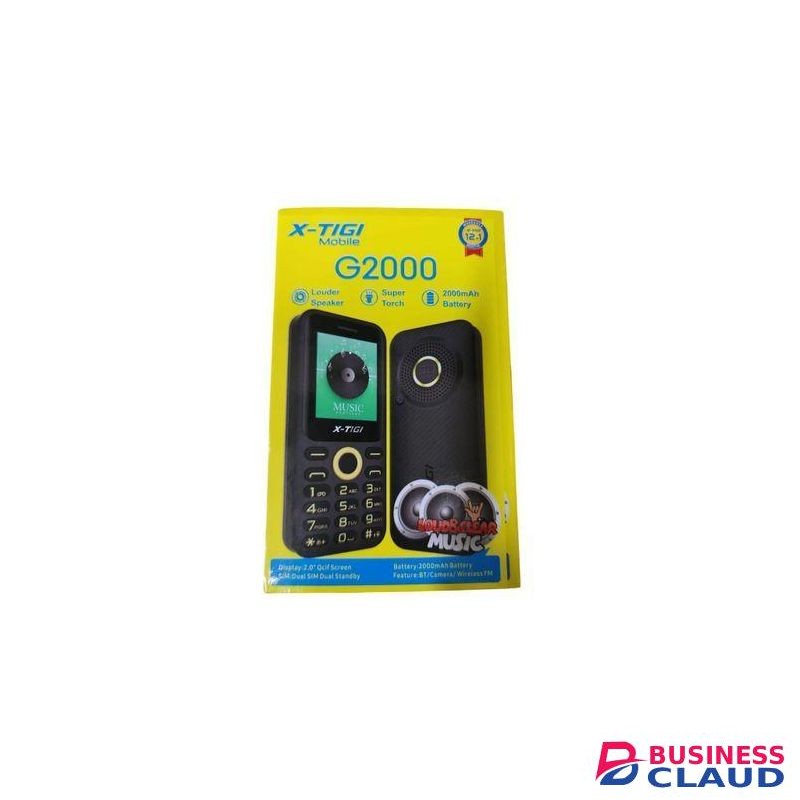 X Tigi X-TIGI G2000 2.0" Display Dual Sim BT/Camera/Wireless FM 2000mAh...