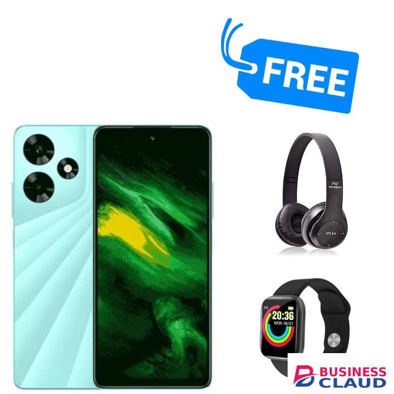 Infinix Hot 30, 6.78", (256GB + 8GB )RAM (Upto16GB) 5000mAh,P47 & Smart Watch