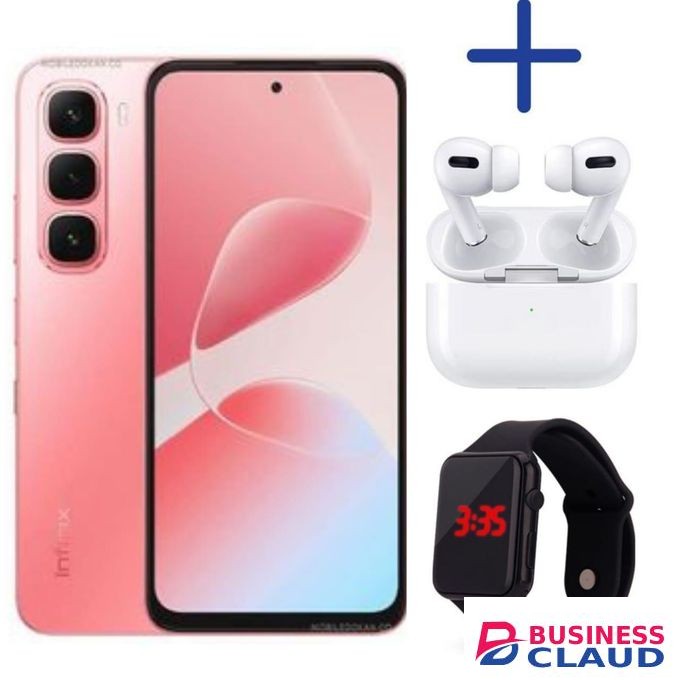 Infinix HOT 60 PRO PLUS, 6.78", 8GB RAM Up to 16GB RAM 128GB ROM, 4G, 5160mAh - WATCH