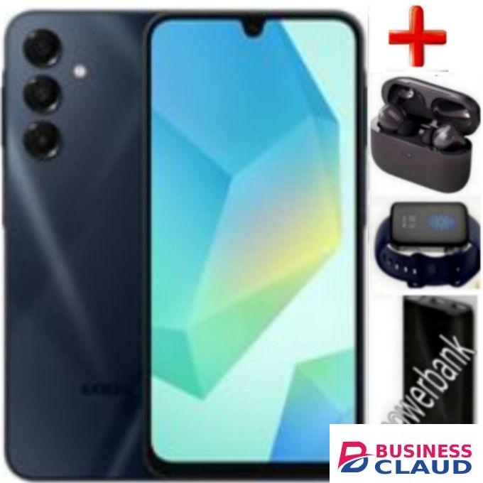 Samsung Galaxy A16 6.7'' 4GB RAM,128GB ROM,5000Mah battery,dual,50 mp camera-EARPODS+WATCH+POWER BANK.