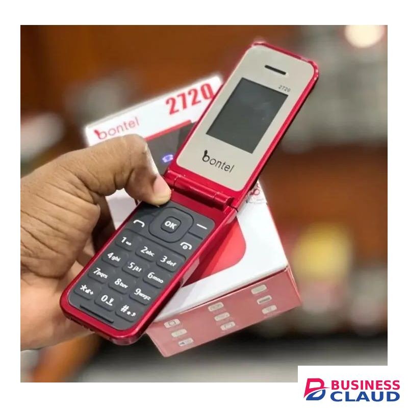 Bontel 2720 1.77"Display Flip Phone. MP3,MP4,FM Radio, Flash Torch 1000mAh