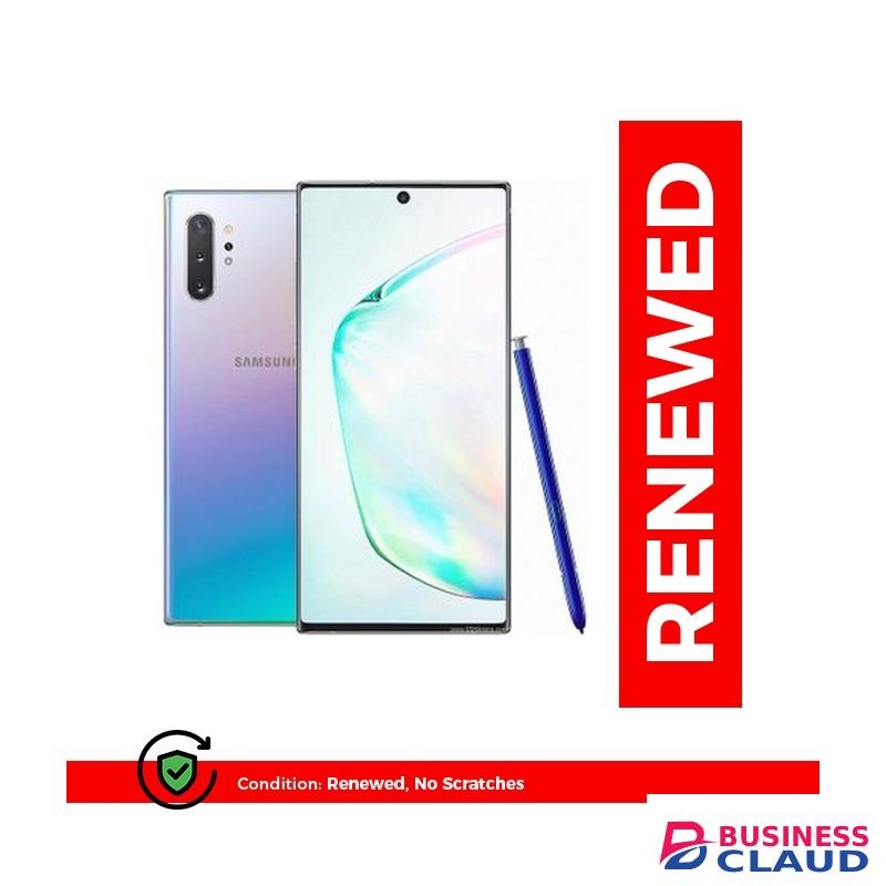 Galaxy note 10 plus, 6.8", 12+256GB, 4G, 4,300 mAh refurbished(6 Months).