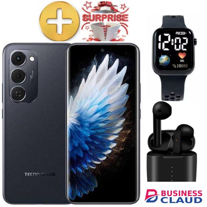 Infinix Hot 60 Pro PLUS 8GB RAM,256GB ROM 6.78 inches,Battery 5160 mAh+AMAIZING GIFTS(LED WATCH,I12 PODS)+1 YEAR WARRANTY