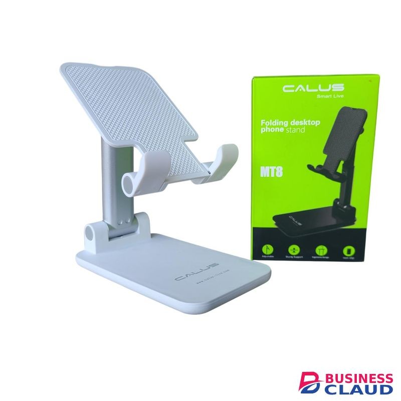 CALUS Adjustable Phone Stand – Foldable, Sturdy & Non-Slip Desk Holder