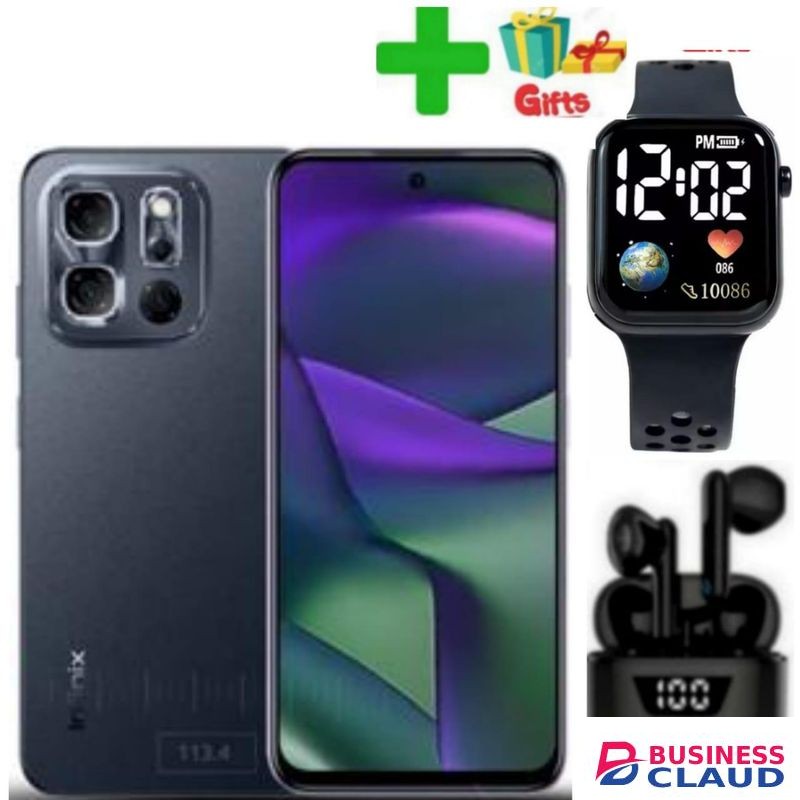 Infinix Hot 60i'6.7 Inches,6GB RAM+128GB ROM"Dual SIM'5000 MAh Battery+WATHC EARBUDS