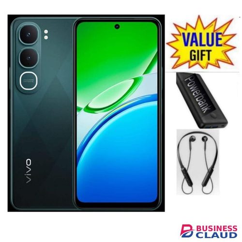 Vivo y21d DISPLAY 6.68''4GB RAM +128GBROM STORAGE 6500MAH BATTERY DUAL SIM,50MP CAMERA+POWERBANK+NECKBAND