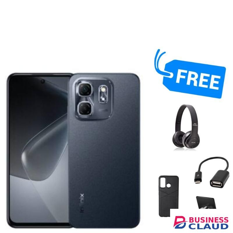 Infinix HOT 50i,(6GB RAM+6GB RAM) & 128GB ROM,48MP,,HEADPHONES,COVER,OTG & RING,SPLY"