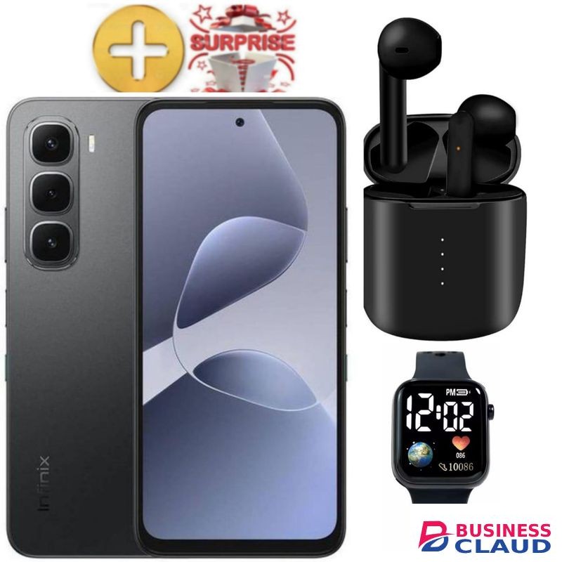 Infinix Hot 60 Pro PLUS 8GB RAM,256GB ROM 6.78 inches,Battery 5160 mAh+AMAIZING GIFTS(I12 EARPODS,LED WATCH)+1 YEAR WARRANTY