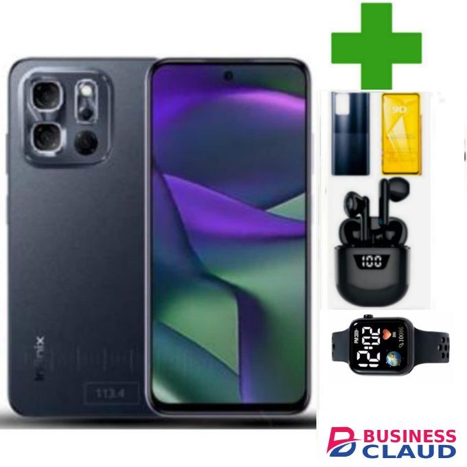 Infinix Hot 60i'6.7 Inches,8GB RAM+256GB ROM" 50 MP' Dual SIM'5000 MAh Battery., I12 COVER WATCH