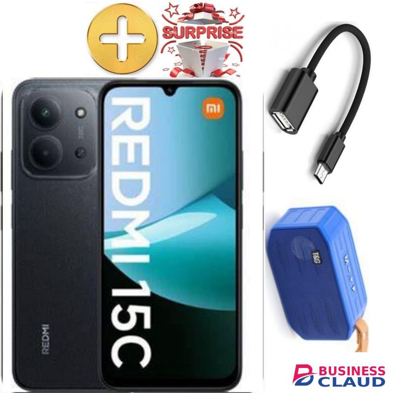 XIAOMI Redmi 15C, 4GB/128GB,6.88 Inches"Battery 5000mAh+AMAIZING GIFTS(TG SPEAKER,OTG TYPE C)+1 YEAR WARRANTY