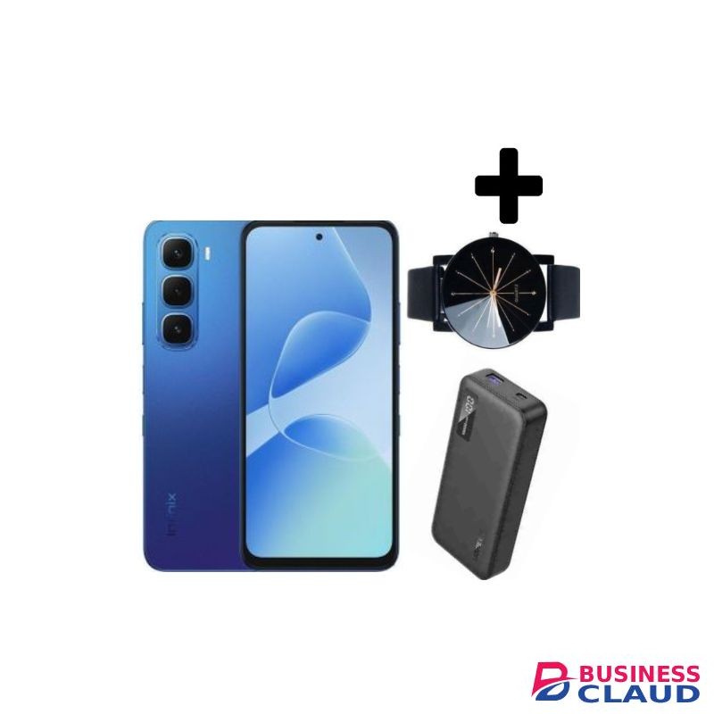 Infinix Hot 60i 4G"6.7-inch, 8GBRAM+256GB ROM' Battery: 5160mAh+Webwatch+Powerbank