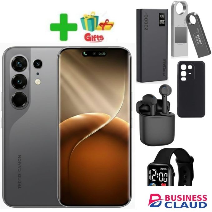 Tecno CAMON 50 - 6.67" 256GB ROM + 8GB RAM, 50MP CAMERA (Dual SIM) 5200mAh Battery (12 MONTHS WARRANTY)+AWESOME FREE GIFTS,.,...