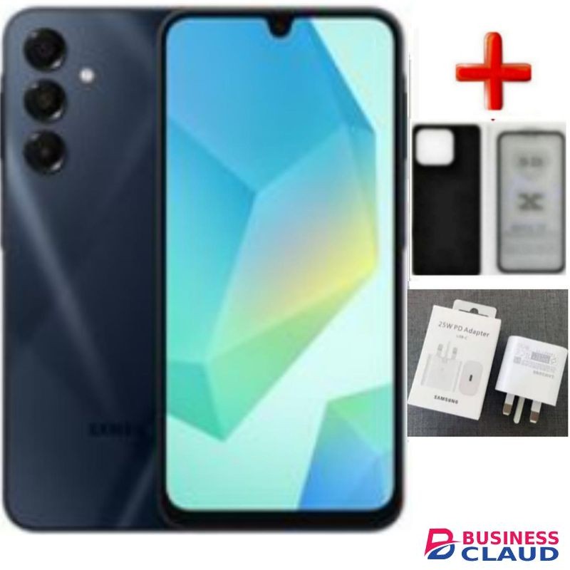 Samsung Galaxy A16 6.7'' 4GB RAM,128GB ROM,5000Mah battery,dual,50 mp camera-+COVER+PROTECTOR+ADAPTER.