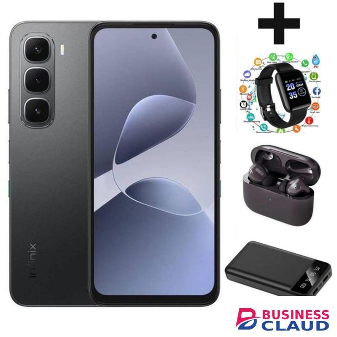 Infinix Hot 60i'6.7 Inches,8GB RAM+256GB ROM" 50 MP' Dual SIM'5000 MAh Battery., WATCH BUDS