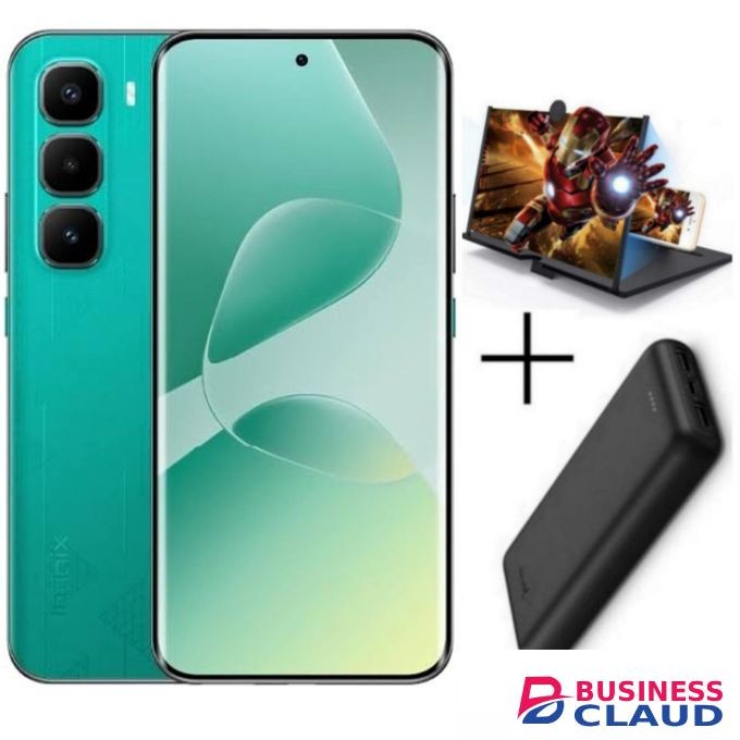 Infinix HOT 60 PRO PLUS, 6.78", 8GB RAM Up to 16GB RAM 128GB ROM, 4G, 5160mAh - Green + FREE AMAZING GIFTS