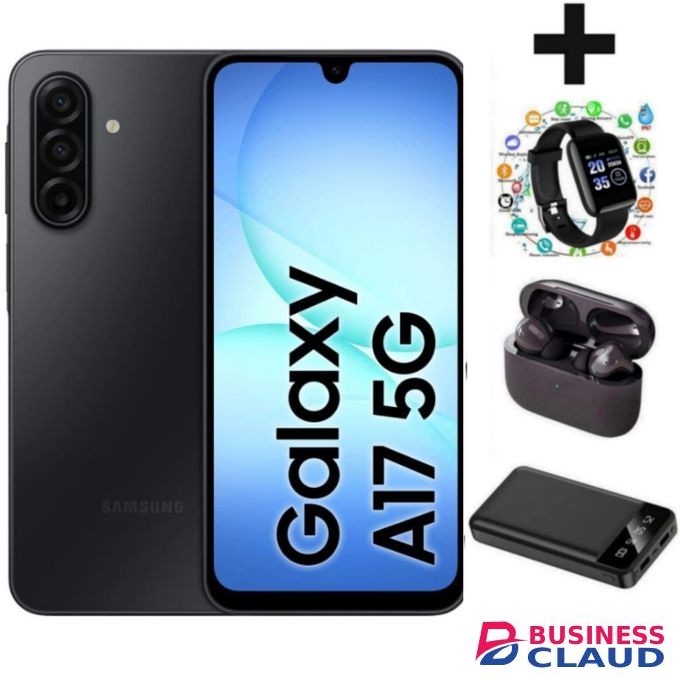 Samsung GALAXY A17 5G, 6.7'' HD+, 8GB RAM + 256GB ROM, DUAL SIM, 50MP, 5000mAh P.BANK PODS