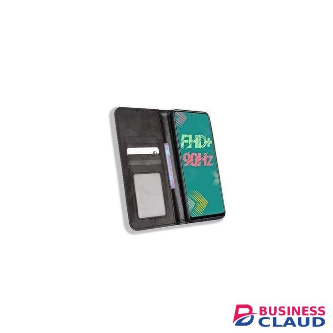 Case for Infinix Hot 8/Hot 8 Lite/Spark 4/Tecno Camon 12 Leather Wallet Flip Cover with Card Holder, Kickstand, Magnetic Closure Phone Case