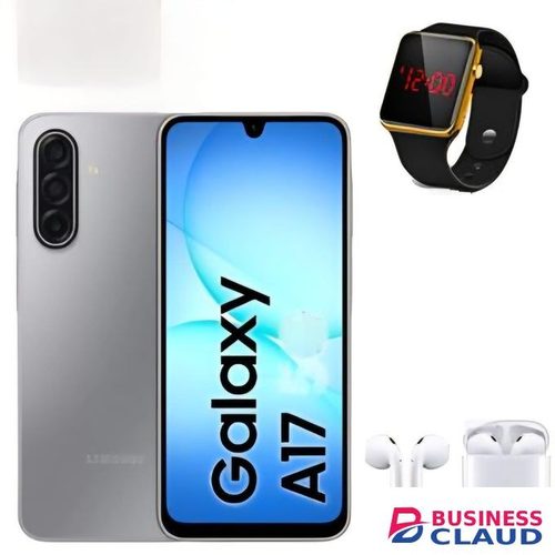 Samsung Galaxy A17, 6.7'' HD+ Display, 8GB RAM + 256GB Storage (Dual Sim), 50MP Camera, 5000mAh Battery +(watch+i12)