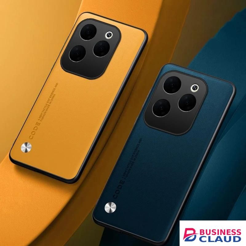 Luxury PU Leather Case For Infinix Hot 40 Pro Back Cover Matte Silicone Full Protection Phone Case For Infinix Hot 40 Pro