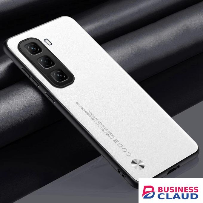 Luxury PU Leather Case For Infinix Hot 50 4G Back Cover Matte Silicone Full Protection Phone Case For Infinix Hot 50 4G