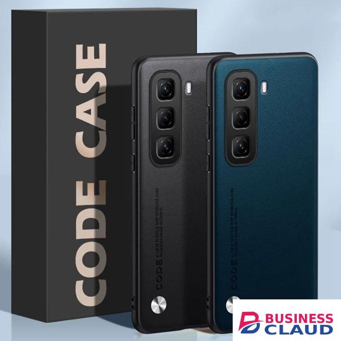 Luxury PU Leather Case For Infinix Hot 50 5G Back Cover Matte Silicone Full Protection Phone Case For Infinix Hot 50 5G