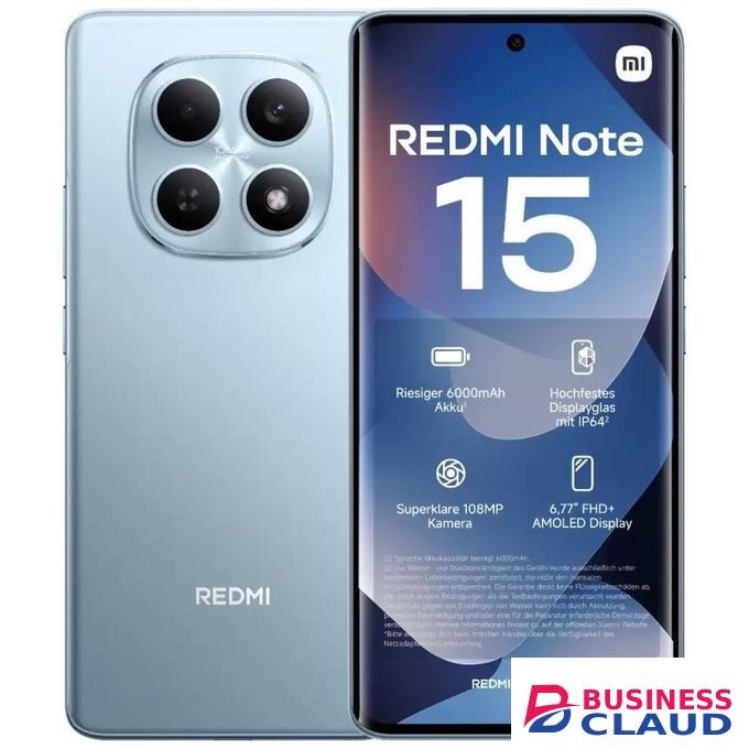 XIAOMI Redmi Note 15, 6.77", 256GB + 8GB RAM (Dual SIM), 5800mAh, IP 68,(2YRs WRTY). green