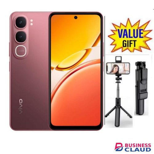 Vivo y21d DISPLAY 6.68''6GBRAM +128GBROM STORAGE 6500MAH BATTERY DUAL SIM,50MP CAMERA+tripod