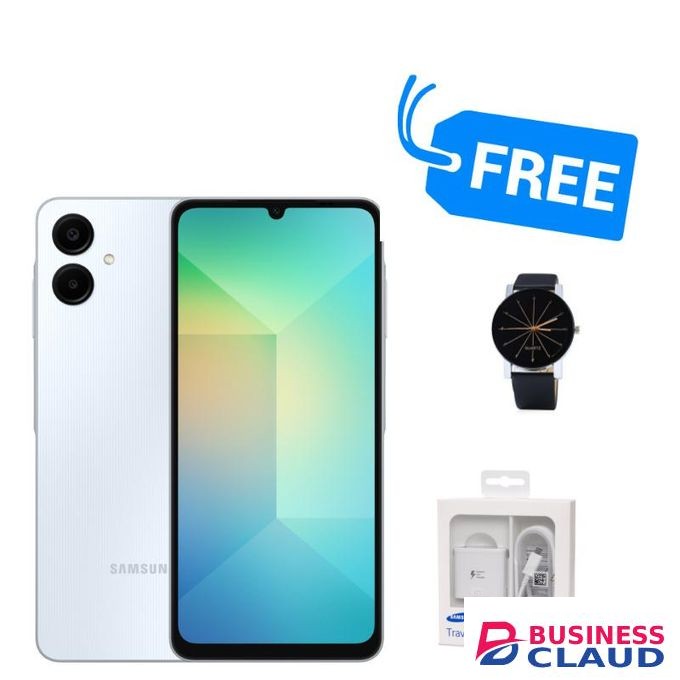 Samsung GALAXY A06,128GB ROM + 4GB RAM & FREE WATCH & ADPTER
