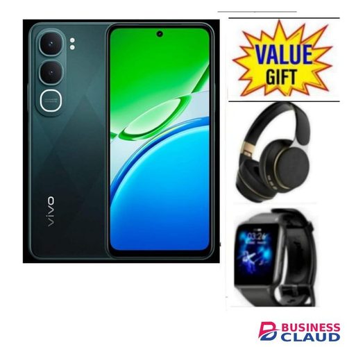 Vivo y21d DISPLAY 6.68''4GB RAM +128GBROM STORAGE 6500MAH BATTERY DUAL SIM,50MP CAMERA+HEADPHONES+