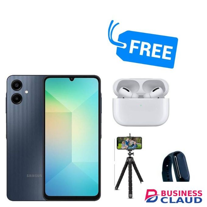 Samsung GALAXY A06,4GB RAM & 64GB ROM,5000MAH,BUDS& TRIPOD, & BRACELET