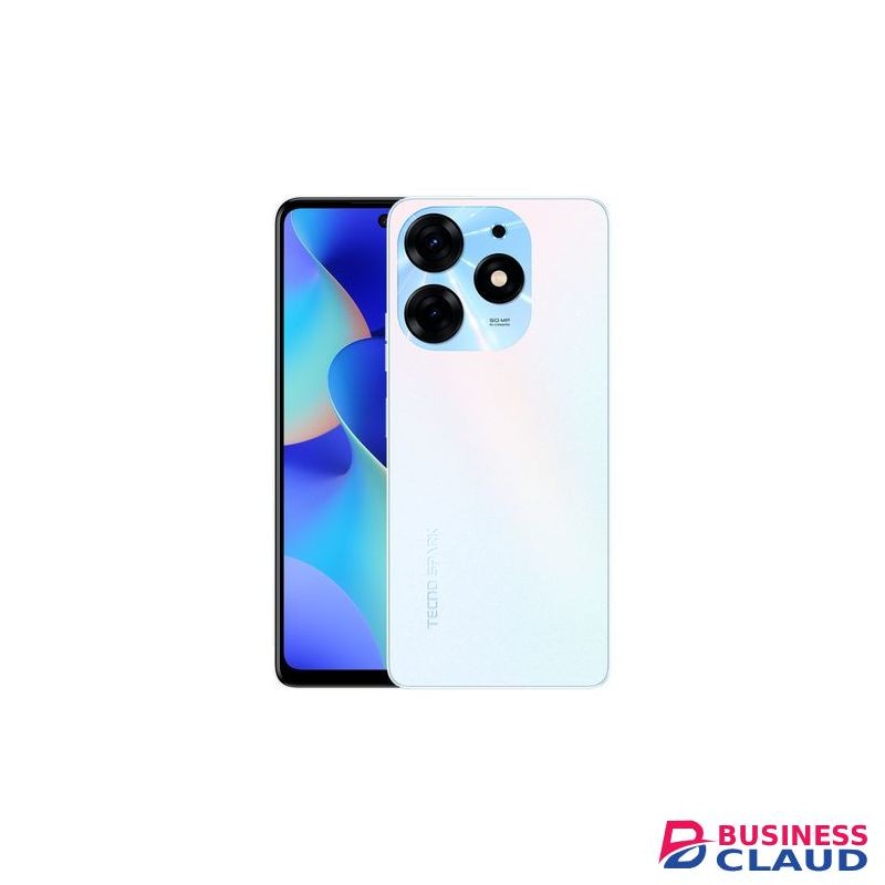 Tecno Spark 10 Pro, 6.8" Display, 128GB + 8GB RAM, 50MP, Dual SIM, 5000mAh - Pearl White
