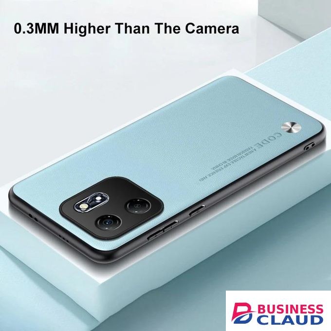 Luxury PU Leather Case For Infinix Hot 50i Back Cover Matte Silicone Shockproof Full Protection Phone Case For Infinix Hot50i 4G