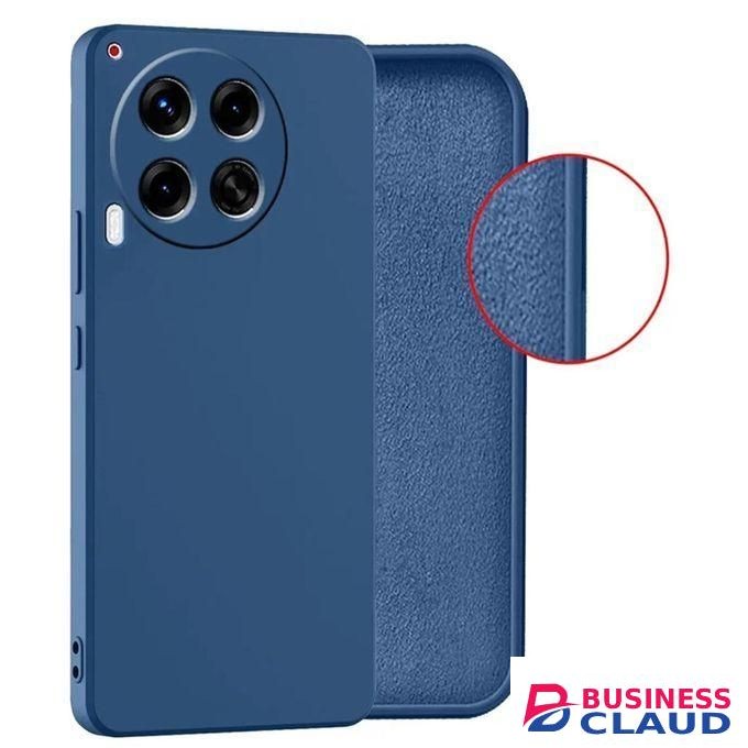 Silicone Phone Cover for Infinix Hot 8 - Blue, anti-fingerprint, anti-scratch, durable silicone case