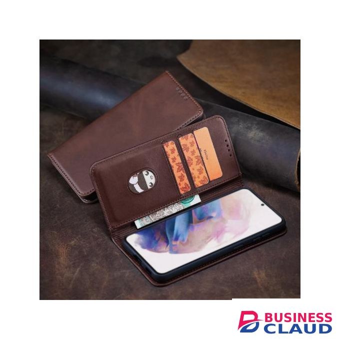 Infinix Hot 40i Mobile Phone Case, Luxury Leather Flip Wallet Cover with Magnetic Closure, Shockproof Protective Phone Case with Card Slots and Built-in Kickstand