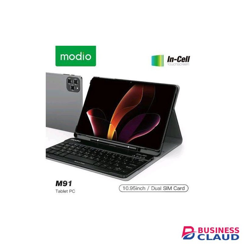 Modio M91 5G,10.95 INCHES Tablet Memory 512GB/12GB Android :13 Camera 13MP+8MP Dual SIM Card Battery 8000MAh Connectivity 5G