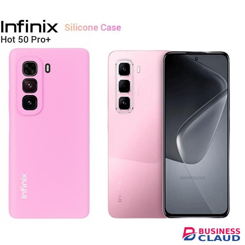 Infinix Hot 50 Pro+ (Plus) Pink Original Liquid Silicone phone case/Cover