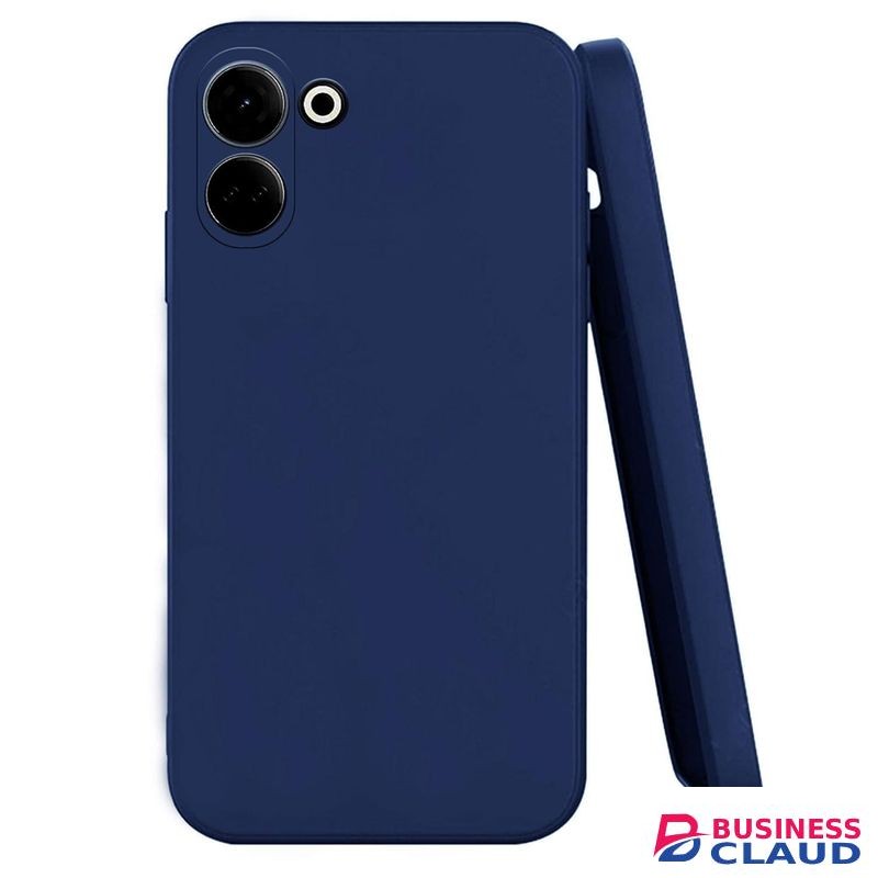 Silicone Phone Cover for Infinix Hot 50 Pro+ - Blue, anti-fingerprint, anti-scratch, durable silicone case
