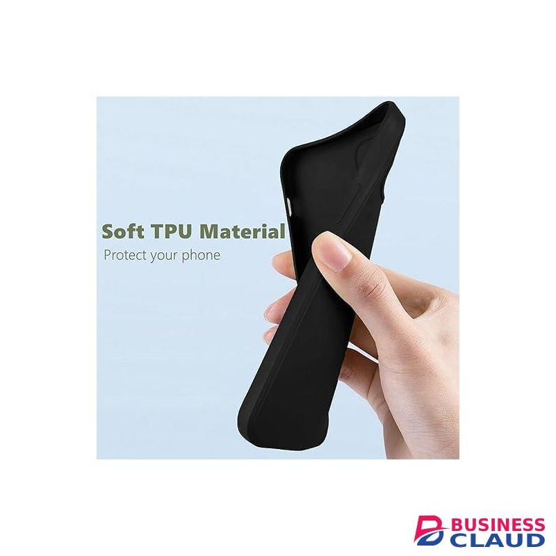 Silicone Phone Cover for Infinix Hot 50 Pro+ - Black, anti-fingerprint, anti-scratch, durable silicone case