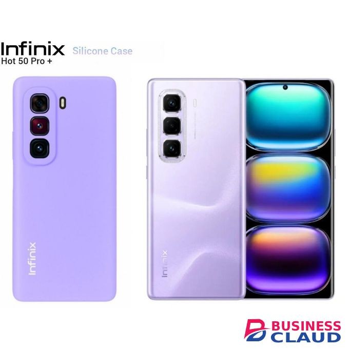 Infinix Hot 50 Pro+ (Plus) Light purple(Lilac) Original Liquid Silicone phone case/Cover