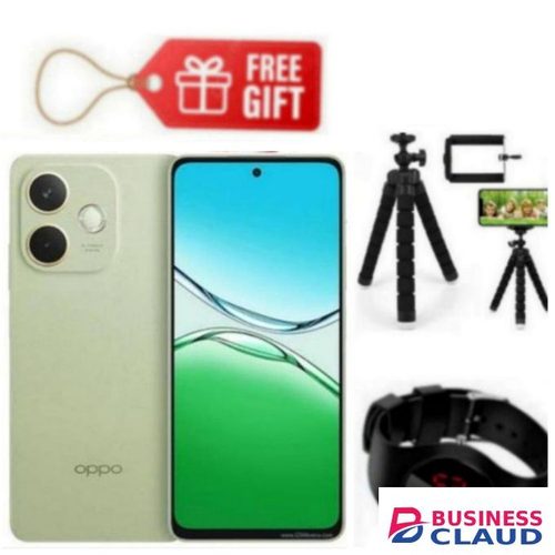 Oppo A5 Pro, Display 6.67", Storage 256GB ROM + 8GB RAM, 4G (Dual Sim) 5800mAh, Green+ Tripod stand & Watch
