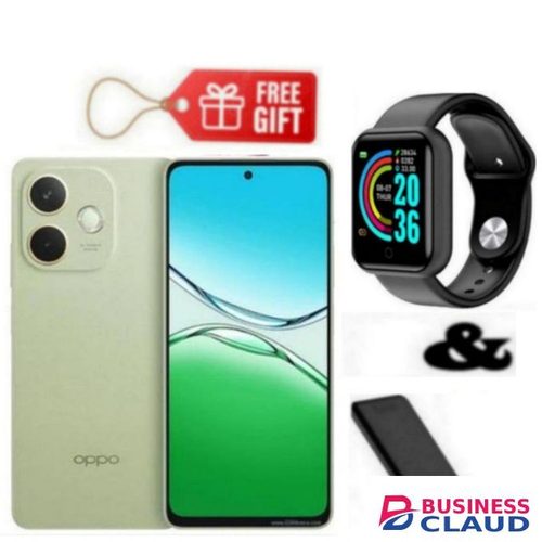 Oppo A5 Pro, Display 6.67", Storage 256GB ROM + 8GB RAM, 4G (Dual Sim) 5800mAh, Green+ Watch & Power Bank