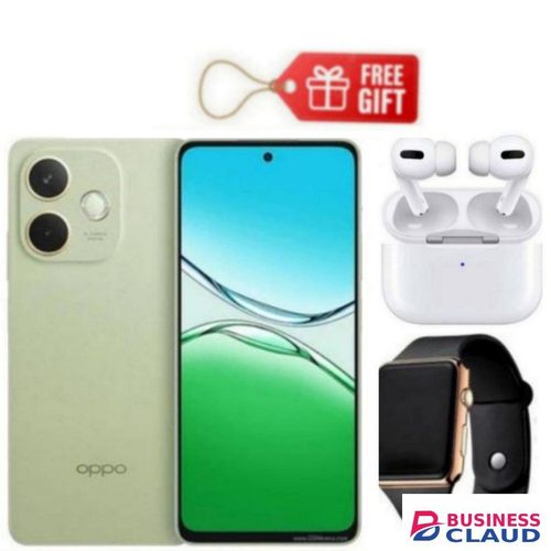 Oppo A5 Pro, Display 6.67", Storage 256GB ROM + 8GB RAM, 4G (Dual Sim) 5800mAh, Green+ Watch & Air pods