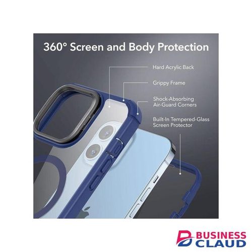 For iPhone 15 Pro Case, Compatible with MagSafe, Built-in Stash Stand Phone Case