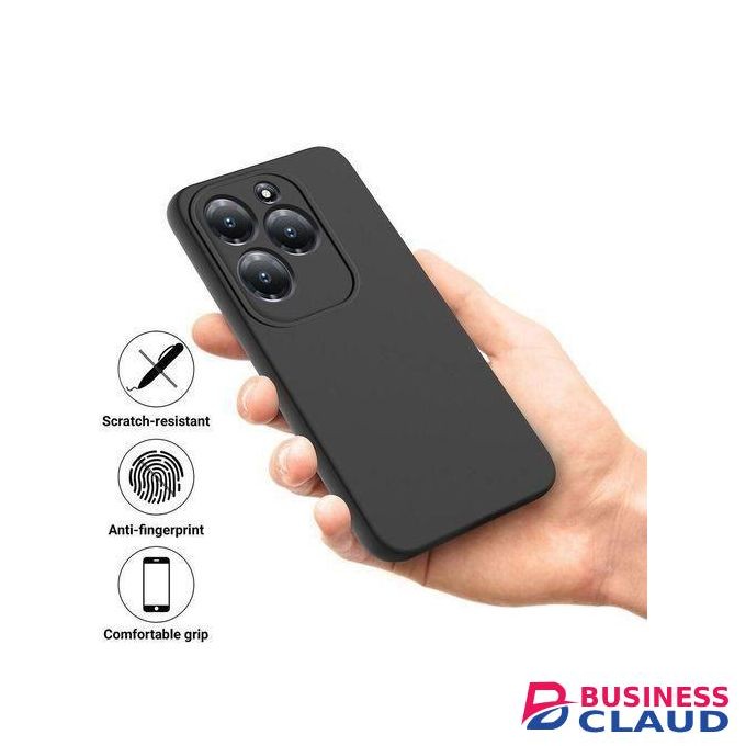 Infinix Hot 40i Phone Case with Slim Smooth Soft Anti-Fingerprint Silicone TPU Protective Cover Case, Enhanced Grip and Protection