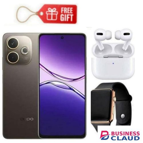 Oppo A5 Pro, Display 6.67", Storage 256GB ROM + 8GB RAM, 4G (Dual Sim) 5800mAh, Brown+ Airpods & Watch